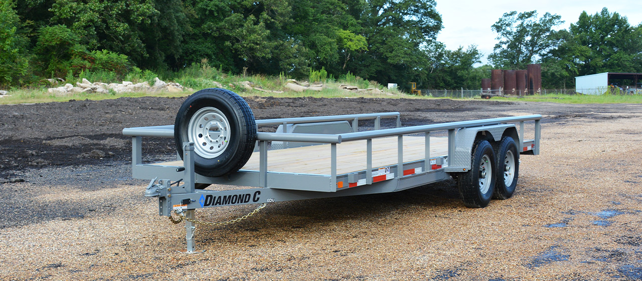 Diamond C EDU Tandem Axle Utility Trailer