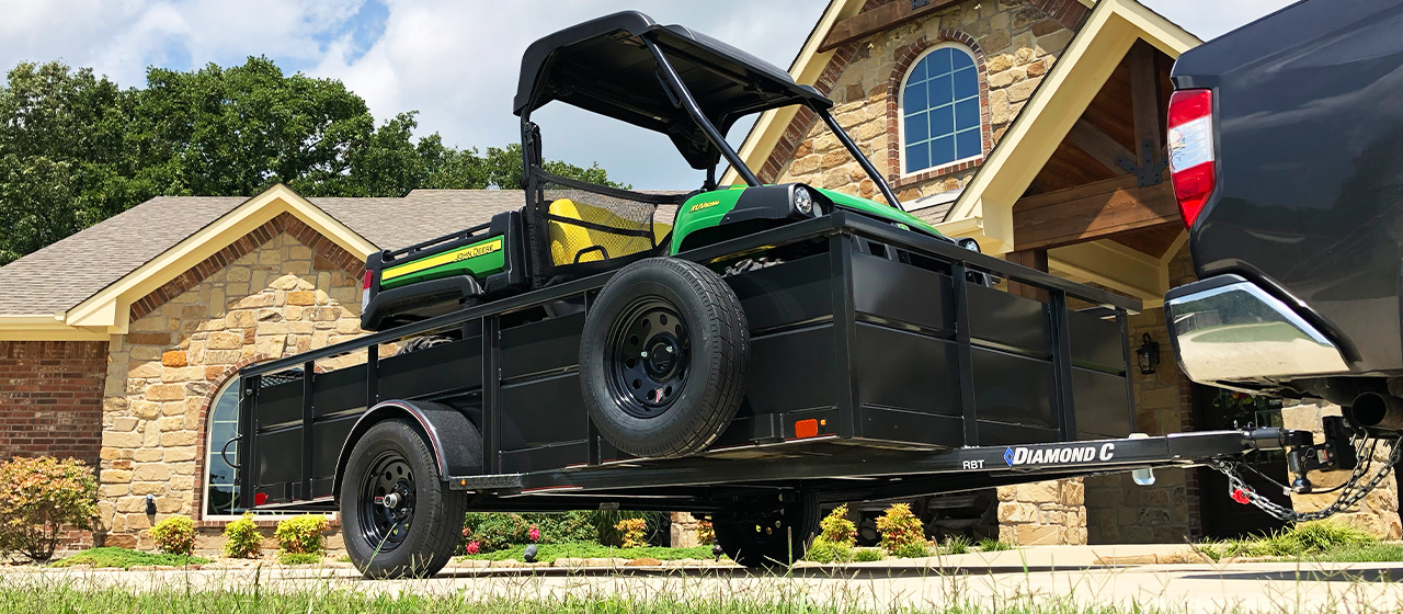 Single Axle Utility Trailers Diamond C Trailers