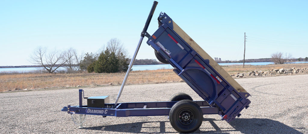 Model GST Single Axle Telescopic Dump Trailer