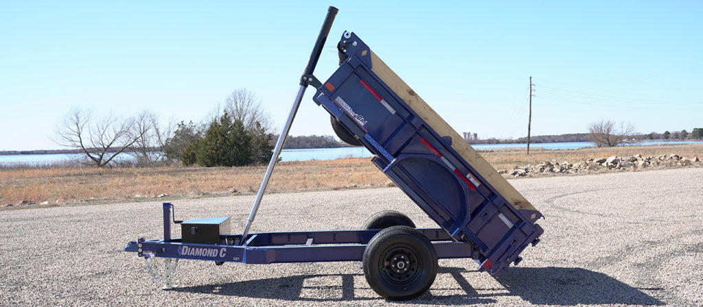 Model GST Single Axle Telescopic Dump Trailer