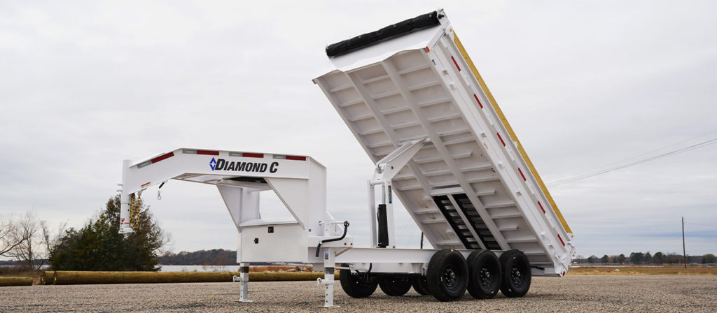 Model DOD Deck Over Dump Trailer (with Triple Axle and Gooseneck Package)