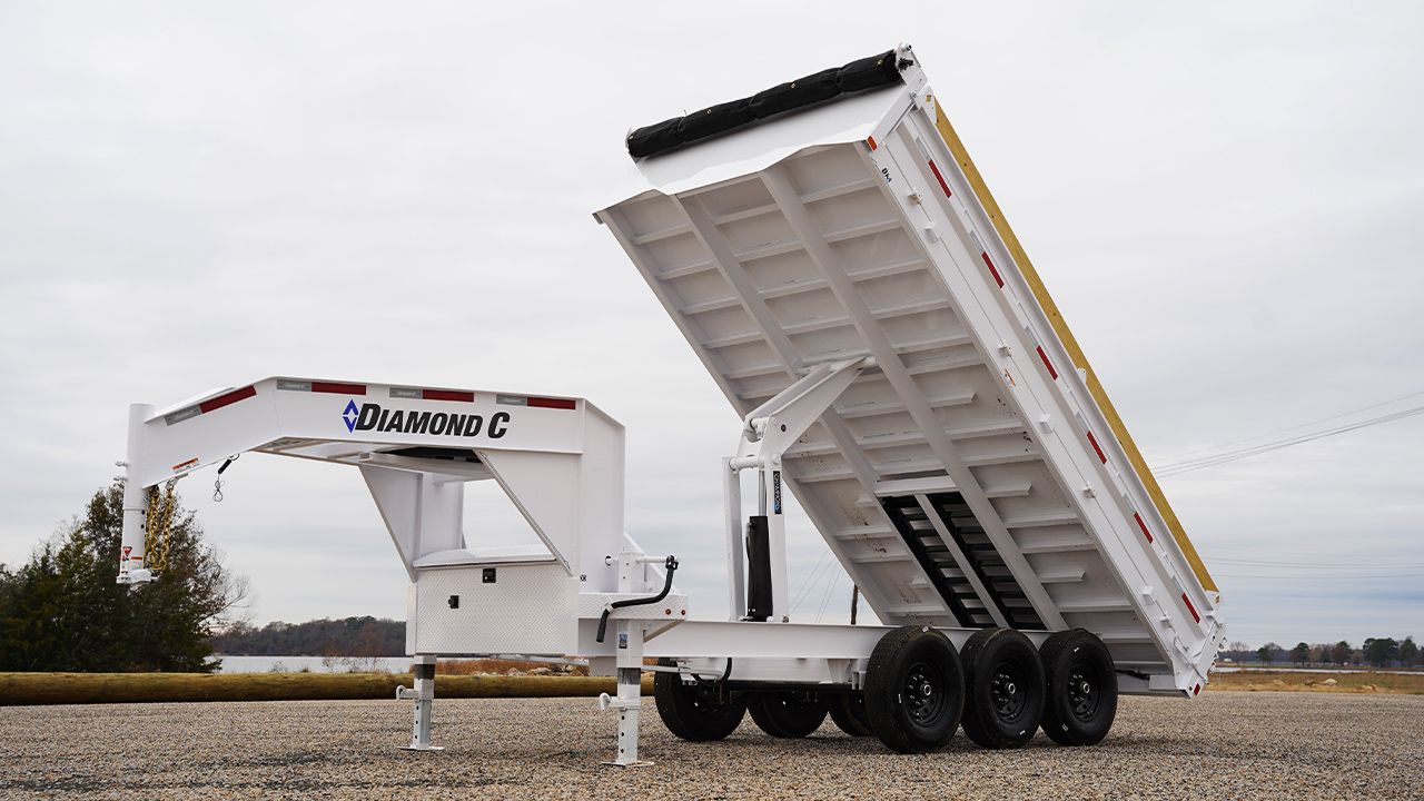 Model DOD Deck Over Dump Trailer with Gooseneck Package