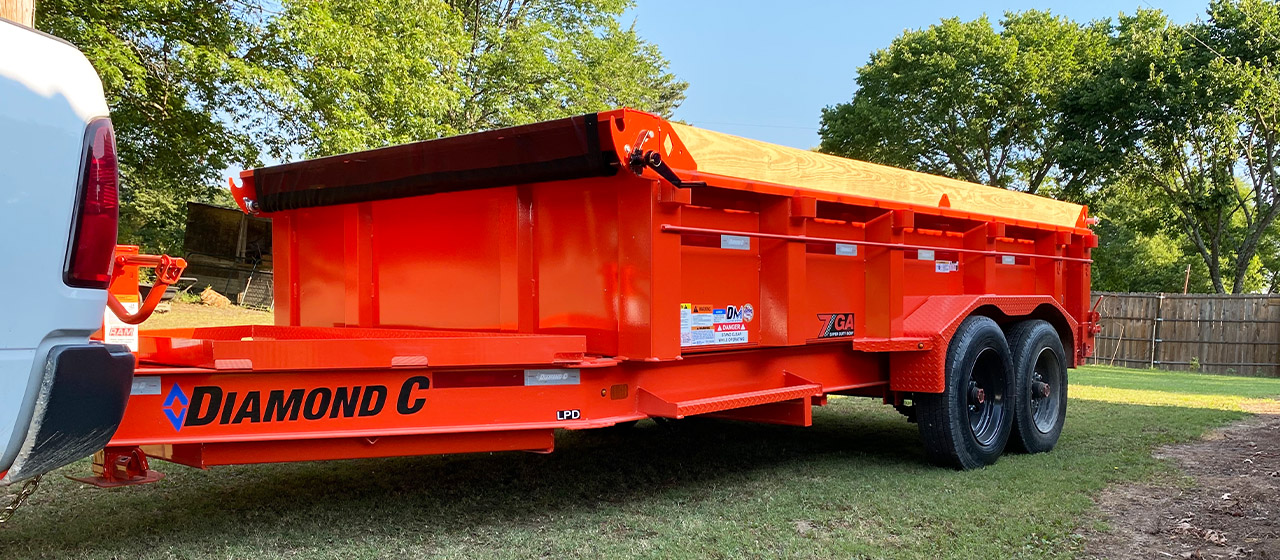 Diamond C LPD Low Profile Heavy Duty Dump Trailer