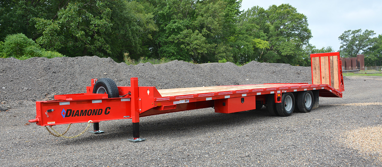 Model PX210 Pintle Hitch Trailer Diamond C Trailers