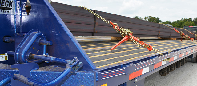 FMAX Blackwood Lumber Flooring on a Diamond C gooseneck trailer