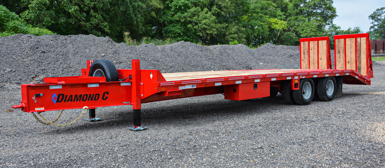 Diamond C PX210 Pintle Hitch Engineered Beam Trailer