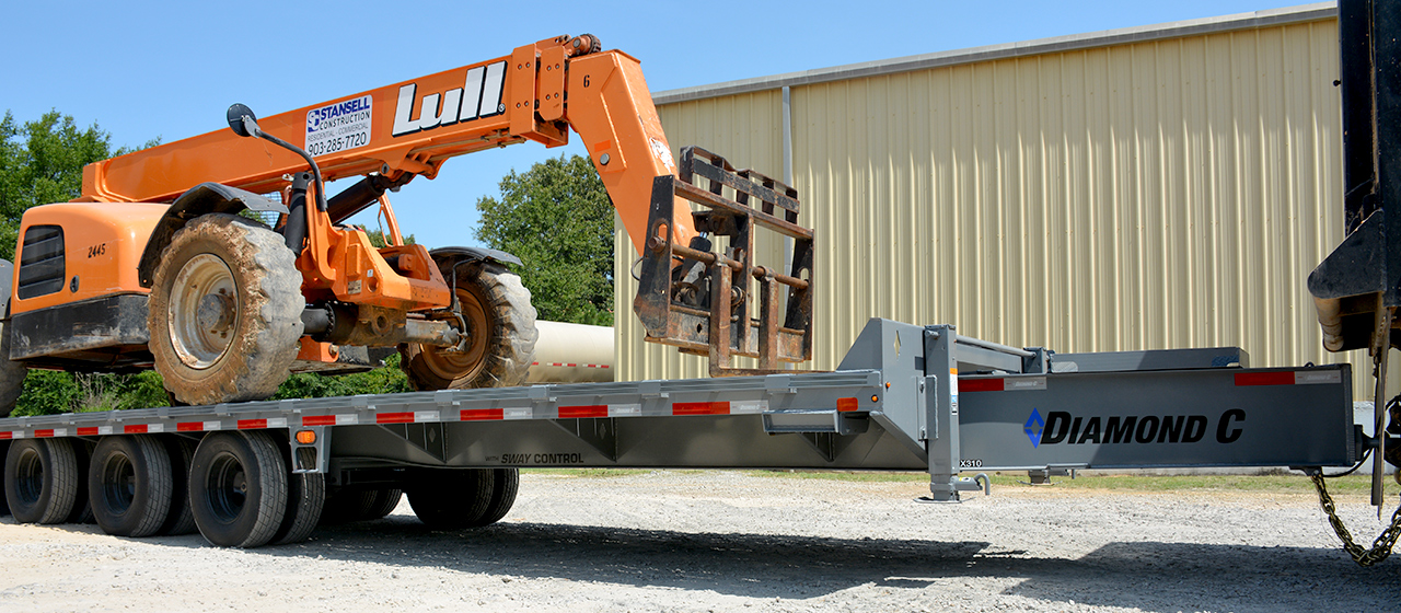 Diamond C PX312 Pintle Hitch Engineered Beam Trailer