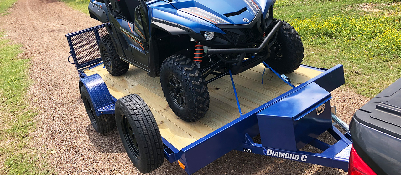 Diamond C UVT Single Axle Utility Trailer
