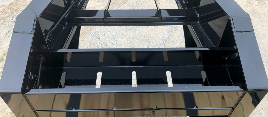 FMAX Chain Tray option for a Diamond C trailer