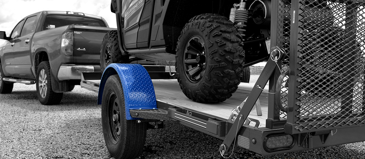 UVT 14 ga Diamond Plate Fenders