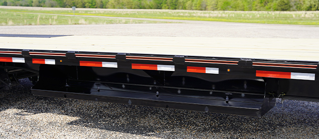 Model SDX step deck trailer with 102