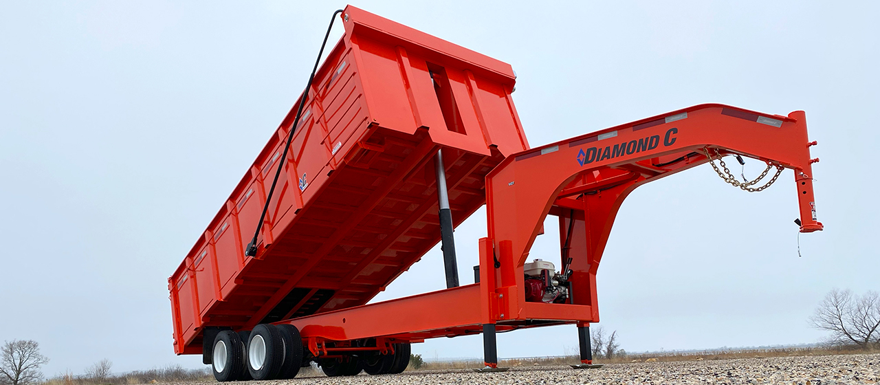 Model WDT Dump Trailer with Telescopic Cylinder