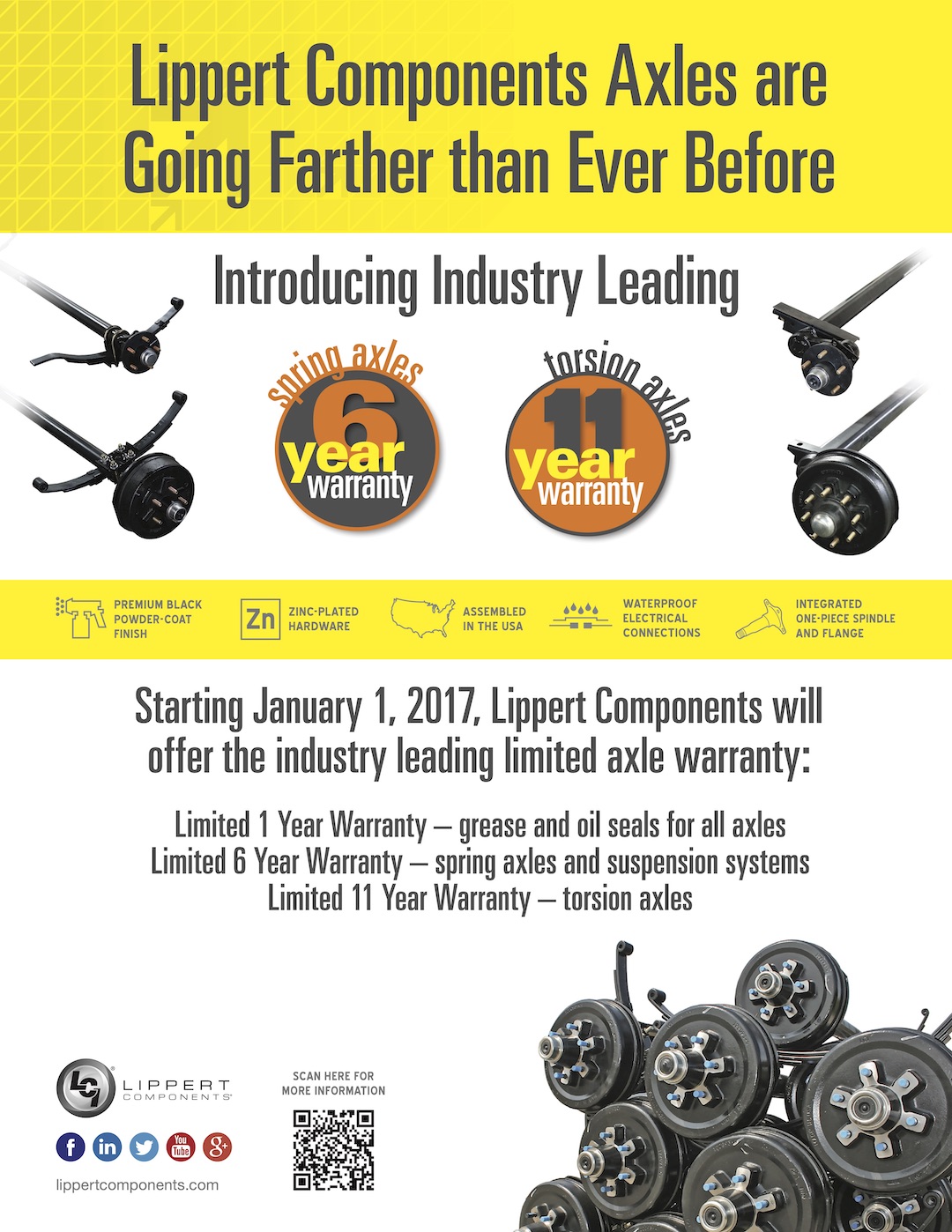 Lippert Axles Diamond C Trailers