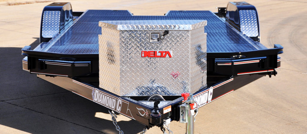 Car trailer clearance tool boxes