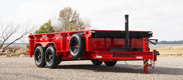 Model LPT dump trailer