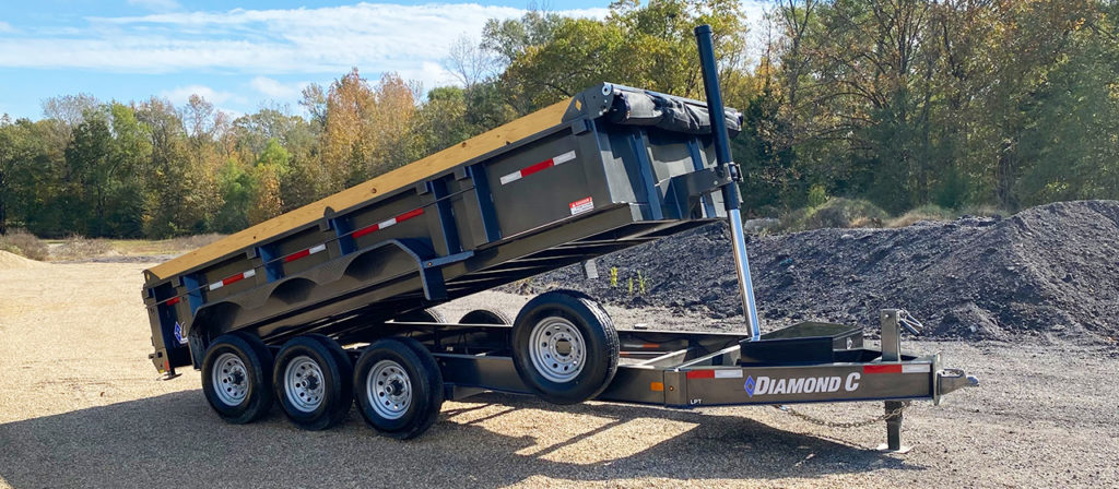 LPT dump trailer with 3rd axle