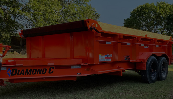 Low Profile Dump Trailer model LPD