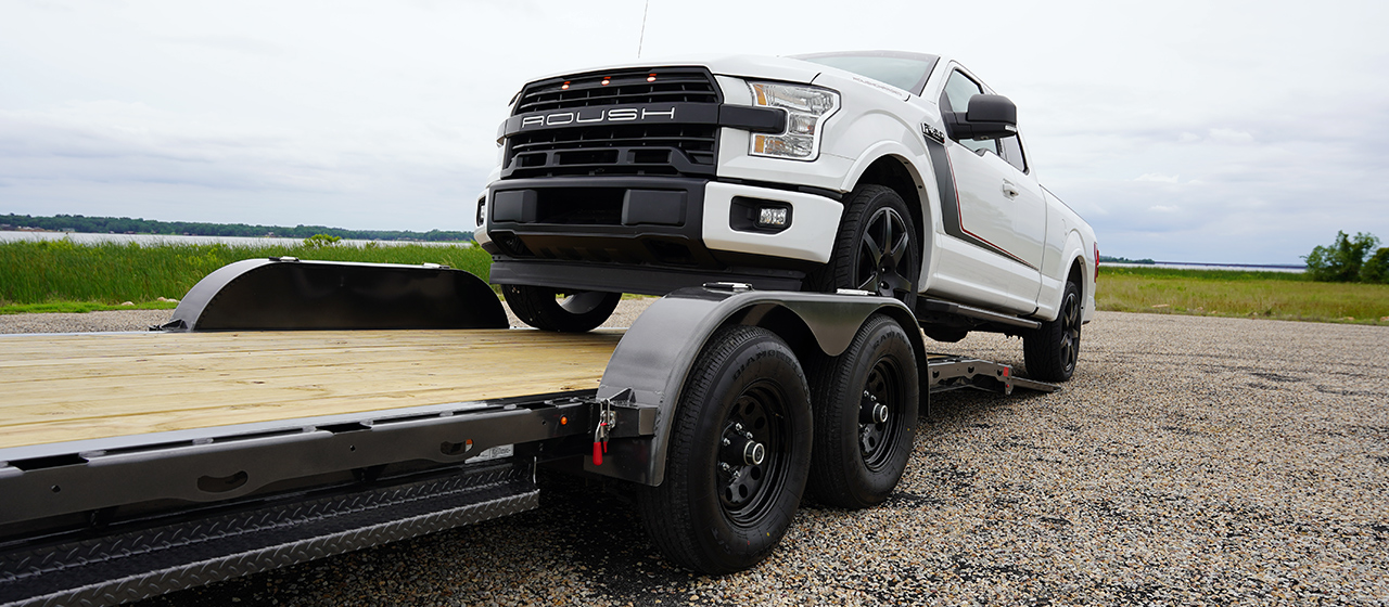 Model GTF car hauler trailer
