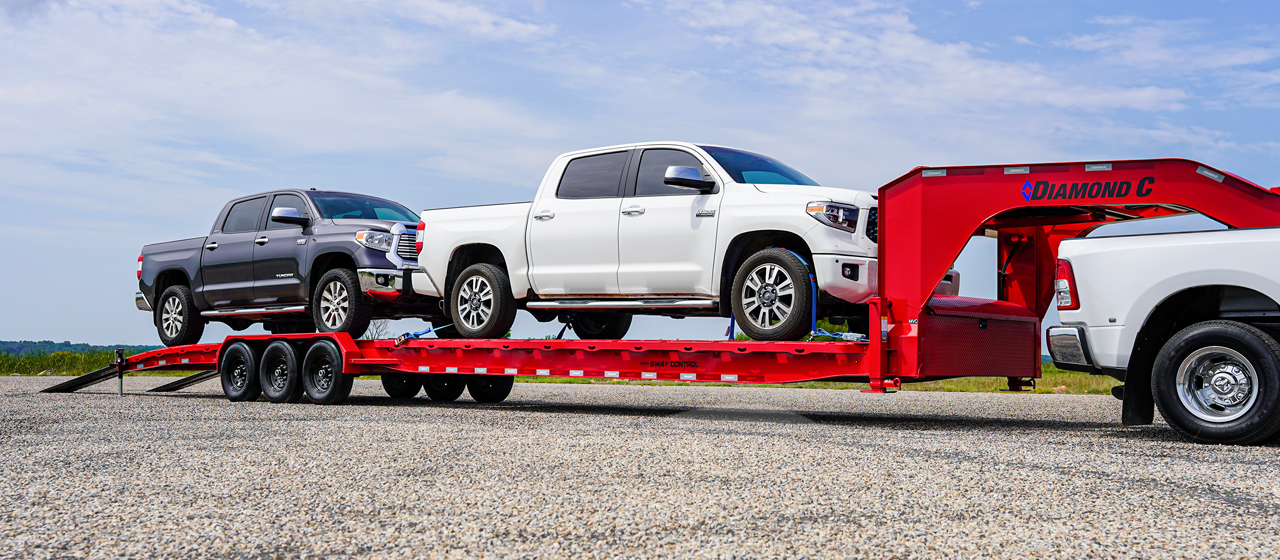 Model MVC Multi-Vehicle Car Hauler Trailer (shown with Triple Axle 24K GVWR Package)