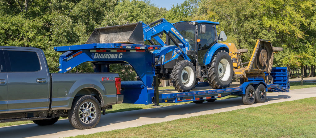 LPX-GN trailer with optional Deck on the Neck Fully Loaded