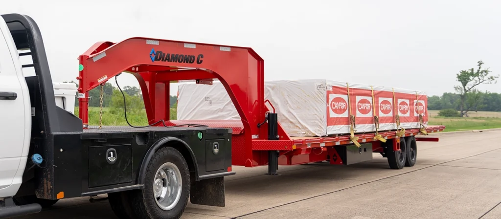 DET-GN Gooseneck Deck Over Tilt Loaded