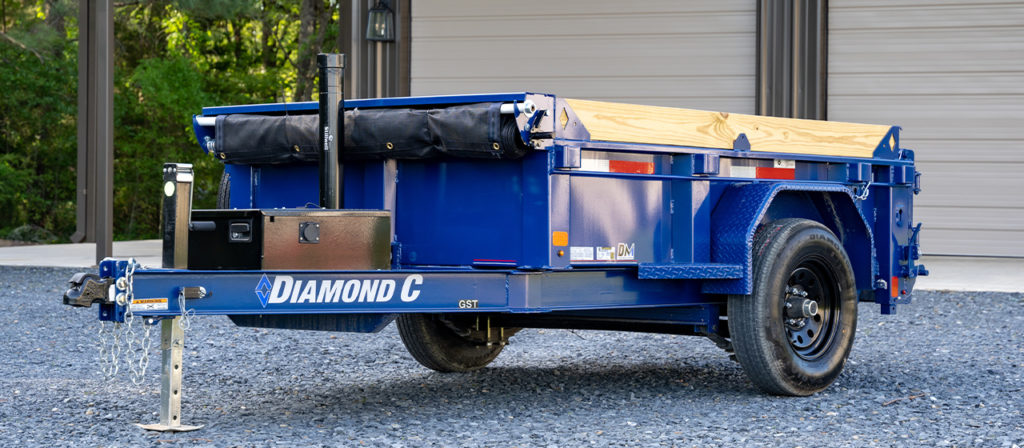 Model GST Single Axle Telescopic Dump Trailer