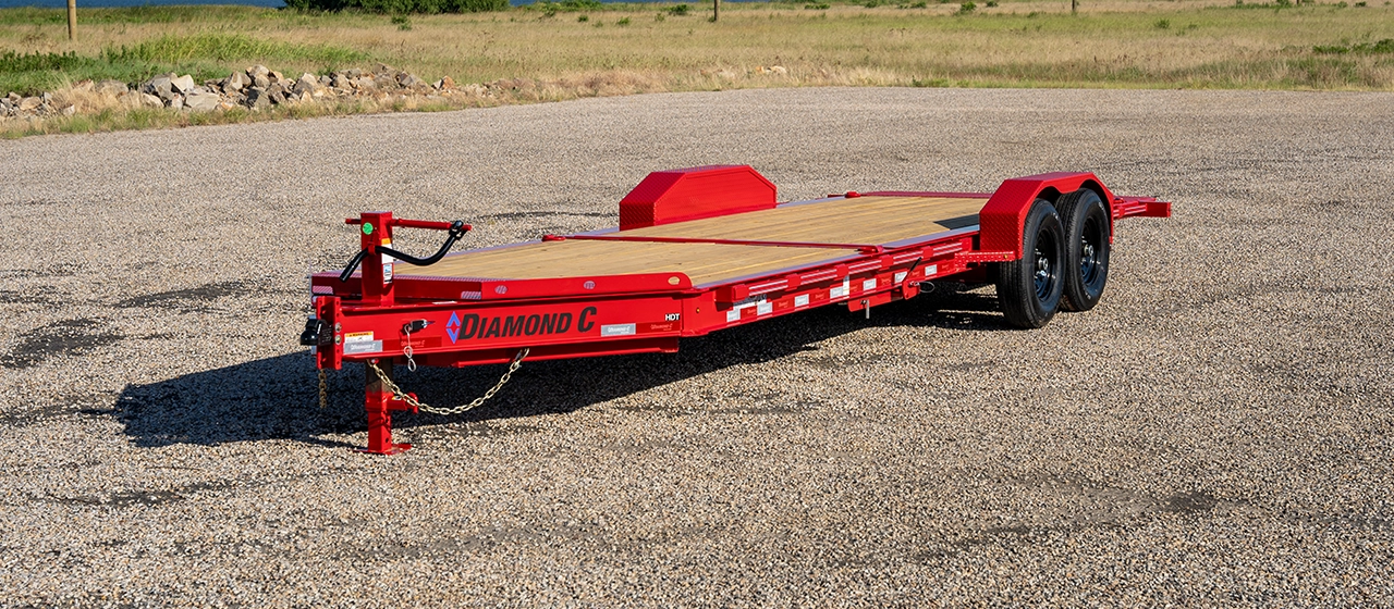 HDT Stationary Deck Tilt Trailer Equipment