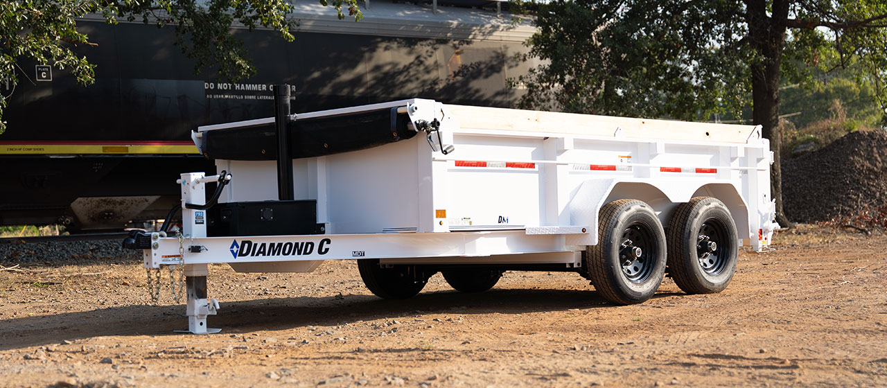 White MDT Dump Trailer