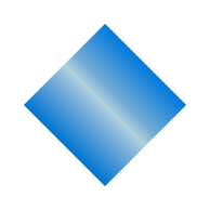 Dynamic Blue Metallic Logo