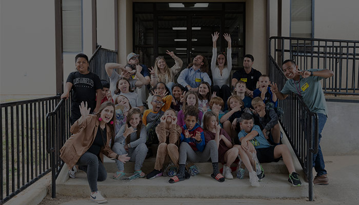 Diamond C's Marketing team & Chapel Hill 5th graders posing for a picture