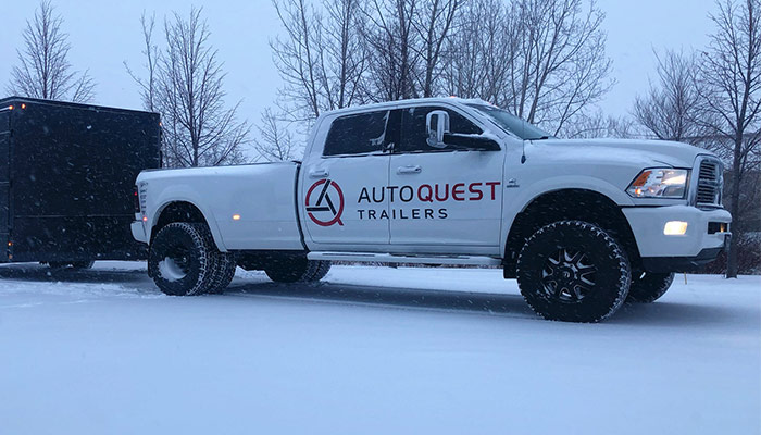 AutoQuest Auto & Trailer Truck with Logo