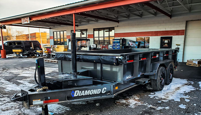 Diamond C trailer at AJ's Truck and Trailer Center