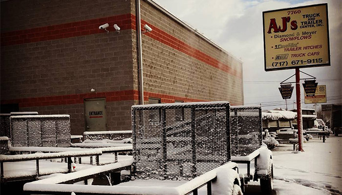 AJ's Truck and Trailer Center Sign