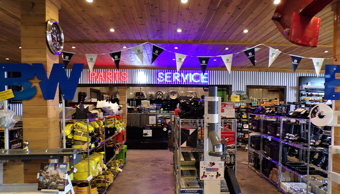 Parts and Service Department at R&J Trailers