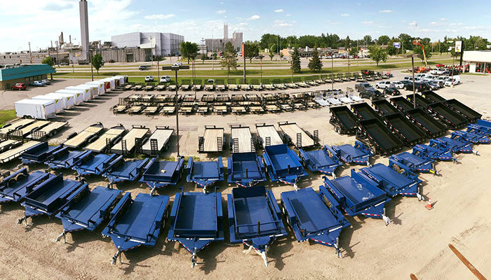 Aerial view of ACME Equipment Grand Forks dealership.
