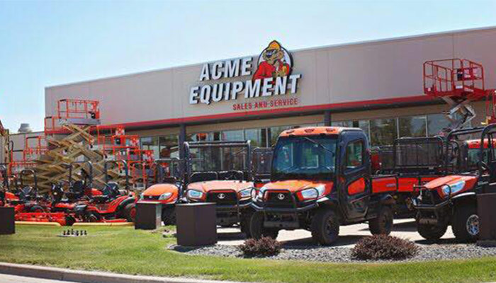 The Store front of ACME Equipment Grand Forks.