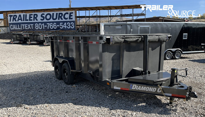 A Diamond C trailer at Trailer Source Northern Utah.