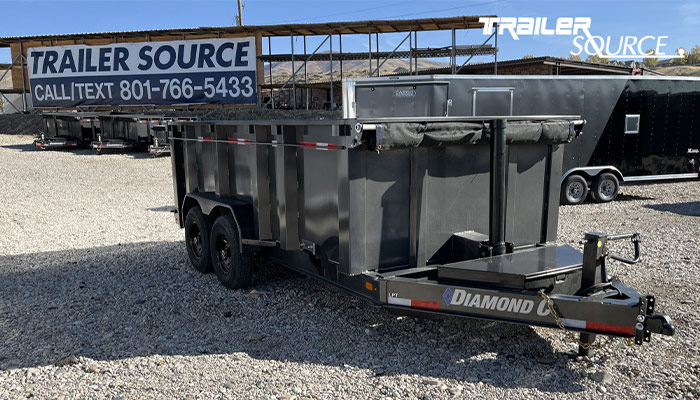 A Diamond C trailer at Trailer Source Northern Utah.