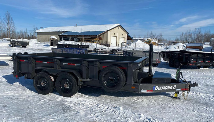 Diamond C trailer at White Spruce Trailer Sales