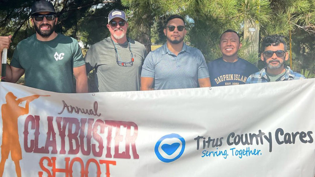 Titus County Cares Annual Claybuster Shoot.
