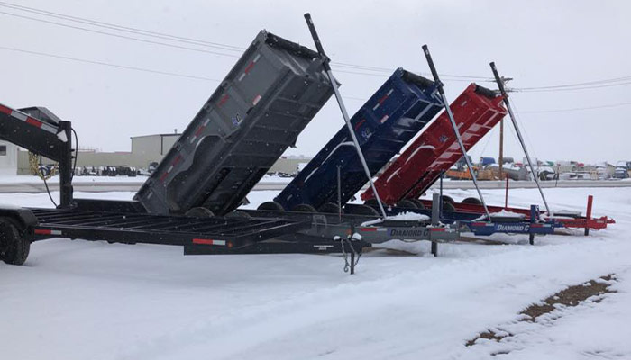 Diamond C trailers at Holst Trailer Sales.