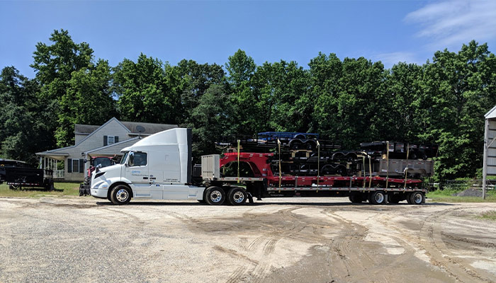 Diamond C trailers at J&S Equipment.