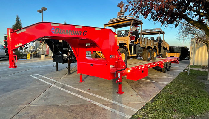 A Diamond C trailer at The Trailer Specialist Inc.