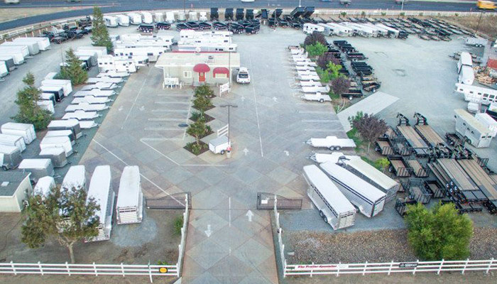 The Trailer Specialist Inc. Dealership Aerial View.
