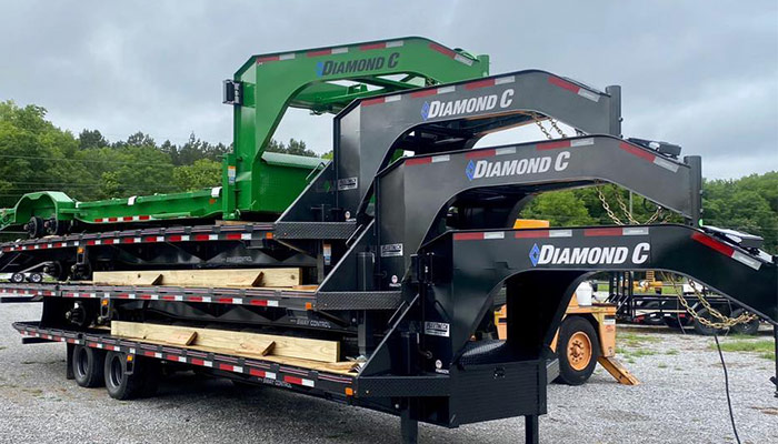 Diamond C gooseneck trailers at Southeastern Trailer & Equipment.