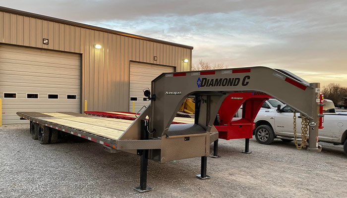 Diamond C gooseneck trailers at Sancrest Trailer Sales.