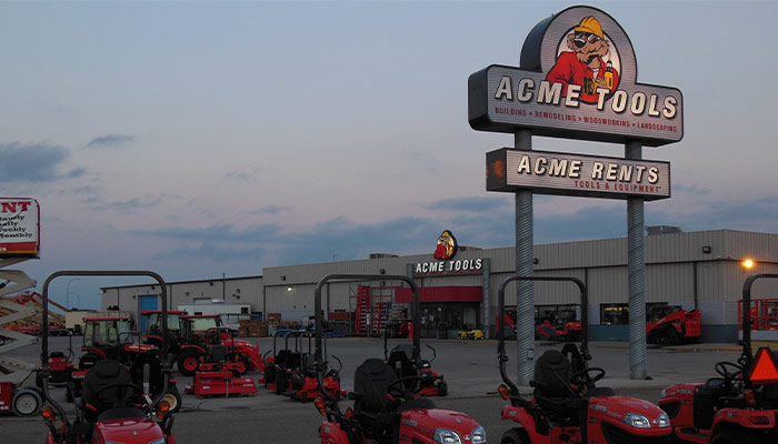 The front of ACME Minot.