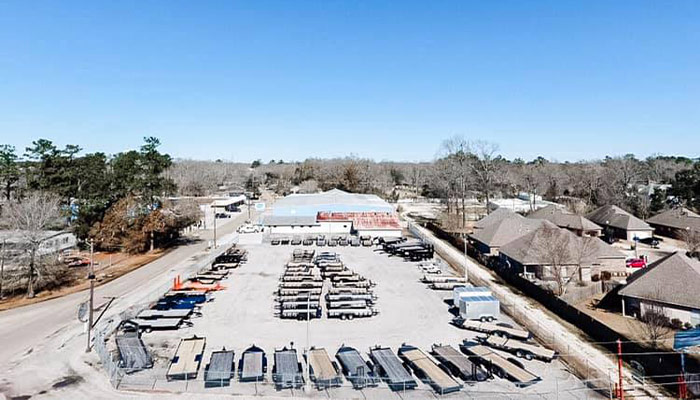 Tangi Industrial Sales Inc. dealership aerial view