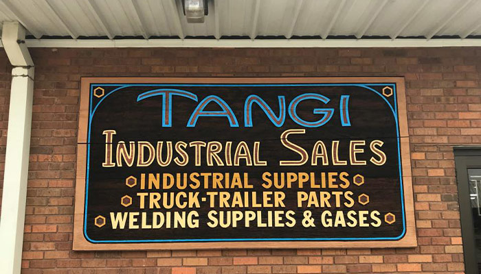 Tangi Industrial Sales Inc. Sign