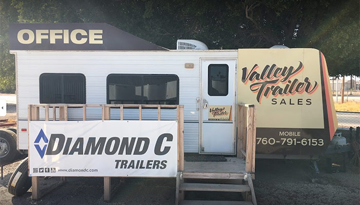 The office of Valley Trailer Sales.